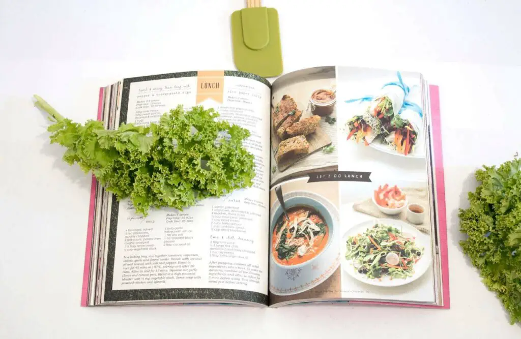 Cooking book with recipes