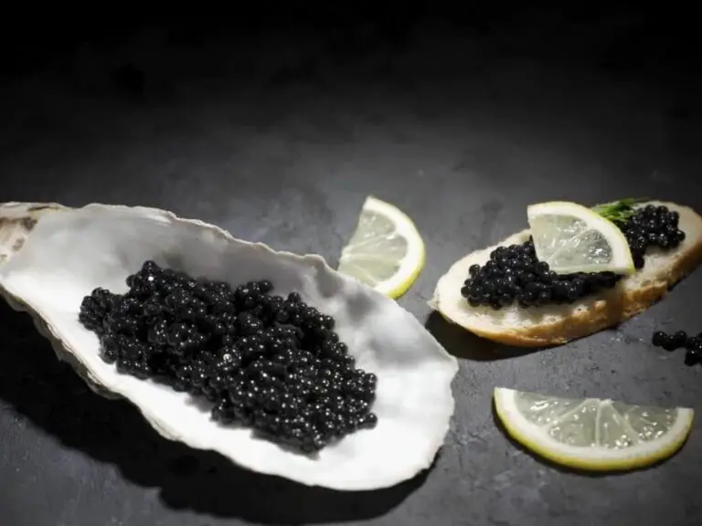 oyster and caviar